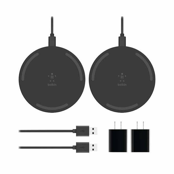 Belkin Wireless Charging Pad 10W, 2 pack - Black